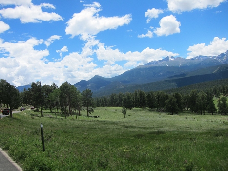 July 9, 2015<br>It was nice weather on the east side of RMNP, but things changed soon after.