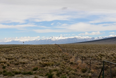 View toward the Great Sand Dunes National Park.<br>April 28, 2017