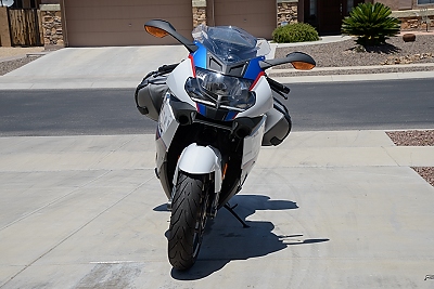 June 20, 2015<br>Ready for my first long trip on the K1300s,  Phoenix to Colorado, for a week.