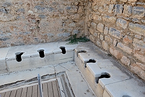 October 25, 2013<br>Even the ancient Romans got to sit down on their toilets!  Ephesus, Turkey.