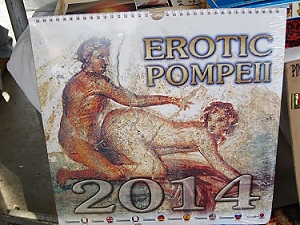October 28, 2013<br>Calendar for sale outside Pompeii