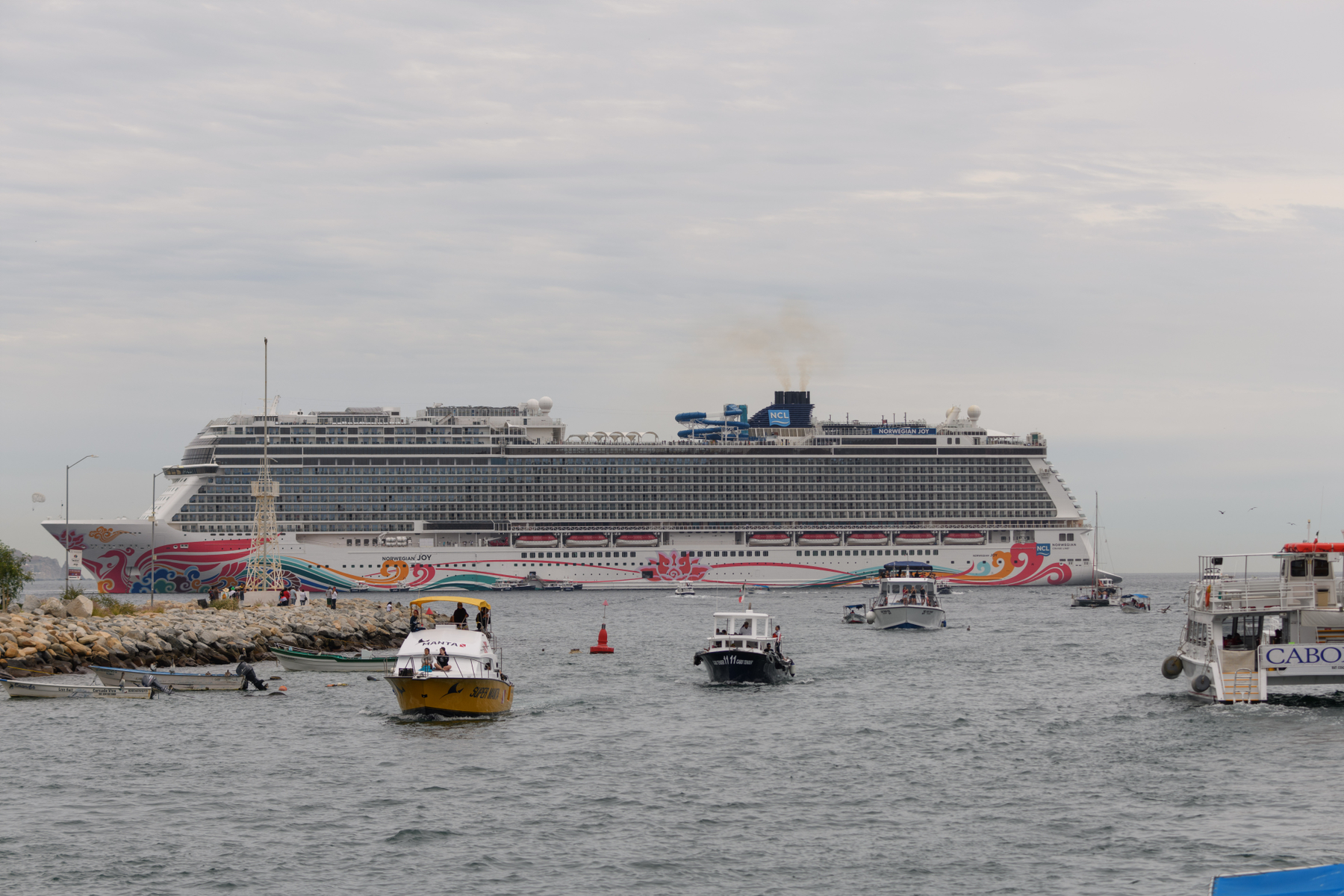 March 10, 2020When a cruise ship comes to port, lots and lots of boat traffic ensues.   Rocky Point had its first official case of COVID-19 the...