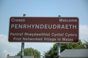 Welcome to the first networked village in Wales!  It's... well, I call it "<br>The First Networked Village in Wales".