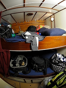 February 4, 2012<br>Two couples in here - we had the lower bunk.  That also includes all the storage space for a week.