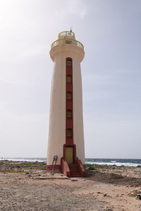 6/18/2022<br>Before this lighthouse was built there were a lot of shipwrecks along the south coast of Bonaire.  Seven different villages would gather on the coast after storms to salvage wreckage.  Each village claimed a section of shoreline and marked it with a color.