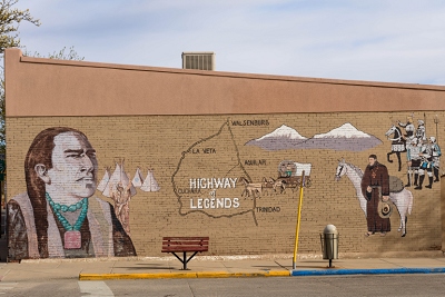 Mural in Walsenberg Colorado.<br>April 28, 2017
