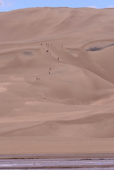 The dunes are big!   And a photo from 1881 shows that they are essentially the same as now.<br>April 28, 2017