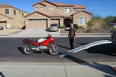 November 21, 2015<br>This is the last time I saw my K100rs.  I sold it to Ken Bone for $1000.  I owned it since September 1985 when I bought it in Germany.  Around 45,000 miles on it.