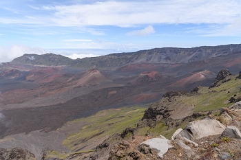 July 18, 2018<br>Some of Connie's ashes are here.  There is a view of the big island of Hawaii in the distance, under clouds.