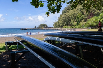 July 19, 2018<br>A view of Hana bay.