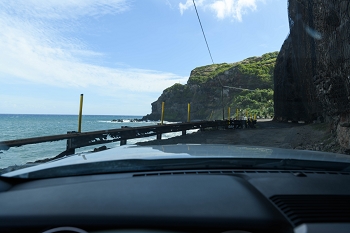 July 19, 2018<br>The road around the 'back side' of Molokini is quite challenging at times.  Rough, unpaved in places, very narrow with treacherous blind curves, and non-existent maintenance.
