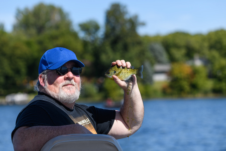 September 4, 2019<br>Tom caught a sunfish.