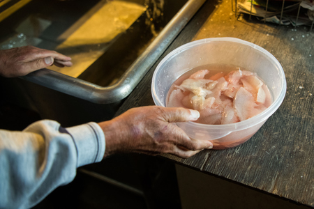 September 5, 2019<br>Two days worth of fish cleaned and filleted.