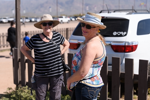 March 31, 2019<br>Cathi and Grace ready to take on the Festival!