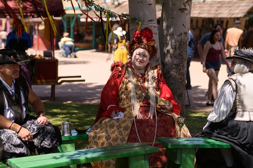 March 31, 2019<br>This is the Renaissance Festival fashion consultant.