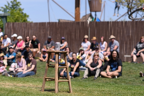 March 31, 2019<br>Adam Crack uses a steel bullwhip to cut a can of soda in half.