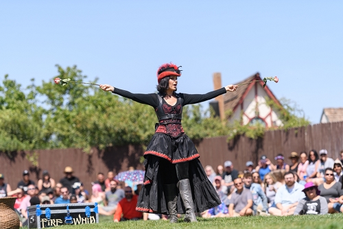 March 31, 2019<br>Adam Crack is going to use 'the big black bullwhip of death' to cut roses his assistant holds for him.