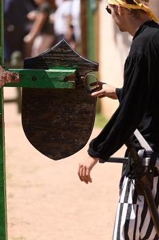 March 31, 2019<br>I liked watching the little kids attempt to hole the ring while 'jousting'.