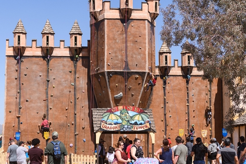 March 31, 2019<br>At the Renaissance Festival, you too can storm a castle's wall.