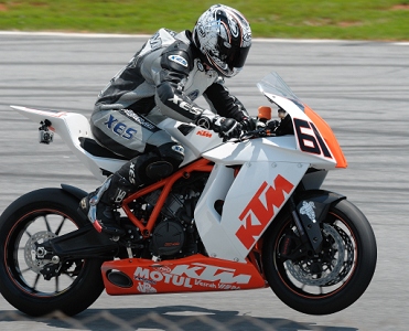This KTM 1190 was probably the loudest bike on the track that day