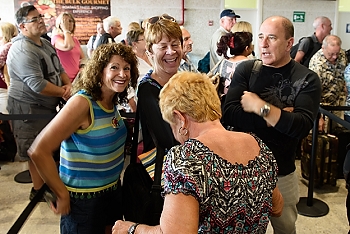 Waiting in customs line in Roatan<br>September 26, 2015