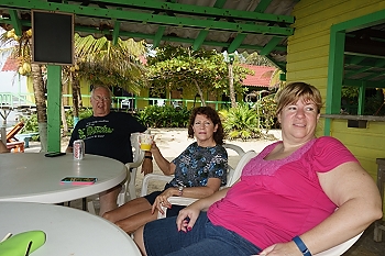 Lounging at the Reef House<br>September 27, 2015