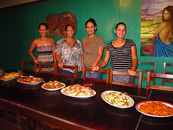 Buffet dinner at the Reef House<br>October 1, 2015