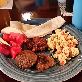 Last Breakfast at the Reef House<br>October 3, 2015