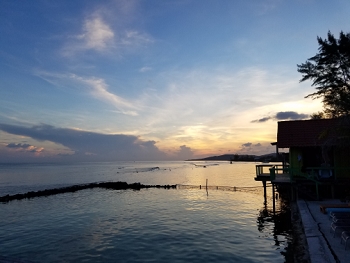 Sunset at the Reef House Resort<br>September 30, 2016