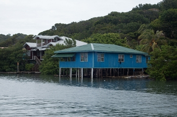 Divemaster David's house, across from the Reef House Resort<br>October 6, 2017