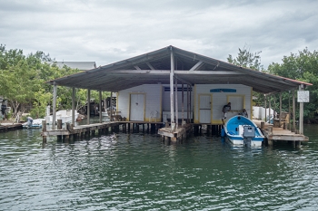 Docking at the Reef House Resort<br>October 7, 2017