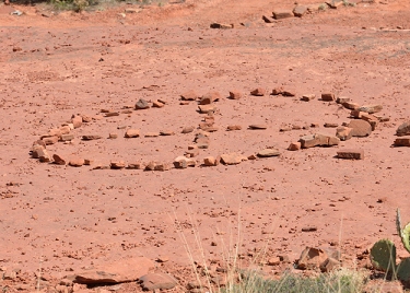 February 7, 2013<br>Medicine Wheel on Rachel's Knoll