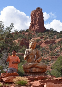 February 7, 2013<br>Sean at Buddhist Stupa in Sedona