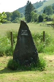 'King Arthur's gravesite', Wales
