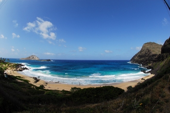 east shore of Oahu, Hawaii