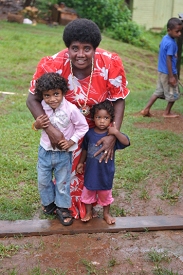 Village visit, Fiji